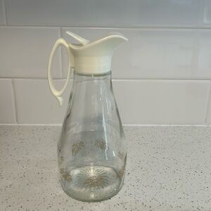 Vintage Log Cabin American Eagle Syrup Dispenser Bottle, 16oz.